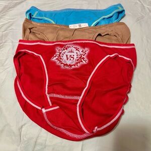 Victoria secret vintage bikini size medium panties Set of 3!